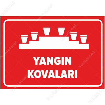 Yangın Kovaları Levhası