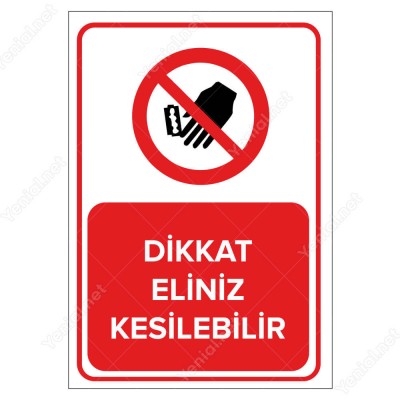 Dikkat Eliniz Kesilebilir Levhası